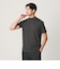 【WEB限定 WARDROBE SMART】クリア  ガスコットン モックネック カットソー【抗菌・防臭】