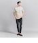 【WEB限定 WARDROBE SMART】クリア  ガスコットン モックネック カットソー【抗菌・防臭】
