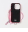 ＜ajew＞PVC HEART PLANET POCKET iPhone15Proケース