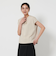 コットン ロゴプリント フレンチスリーブ Tシャツ