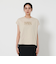 コットン ロゴプリント フレンチスリーブ Tシャツ