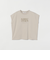 コットン ロゴプリント フレンチスリーブ Tシャツ