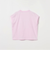 コットン ロゴプリント フレンチスリーブ Tシャツ