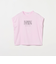 コットン ロゴプリント フレンチスリーブ Tシャツ