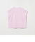 コットン ロゴプリント フレンチスリーブ Tシャツ