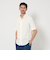 【WEB限定 WARDROBE SMART】ドレープ  バンドカラー スキッパーシャツ
