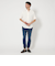 【WEB限定 WARDROBE SMART】ドレープ  バンドカラー スキッパーシャツ