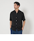 【WEB限定 WARDROBE SMART】ドレープ  バンドカラー スキッパーシャツ