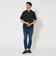 【WEB限定 WARDROBE SMART】ドレープ  バンドカラー スキッパーシャツ