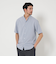 【WEB限定 WARDROBE SMART】ドレープ  バンドカラー スキッパーシャツ