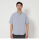 【WEB限定 WARDROBE SMART】ドレープ  バンドカラー スキッパーシャツ