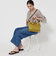 ＜VIOLAd’ORO＞BIANCA ノットハンドルトートバッグ S -2WAY-