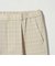 【WEB限定】グレンチェックプリント ワイドパンツ -ウォッシャブル-