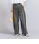 フロントタック デニムパンツ