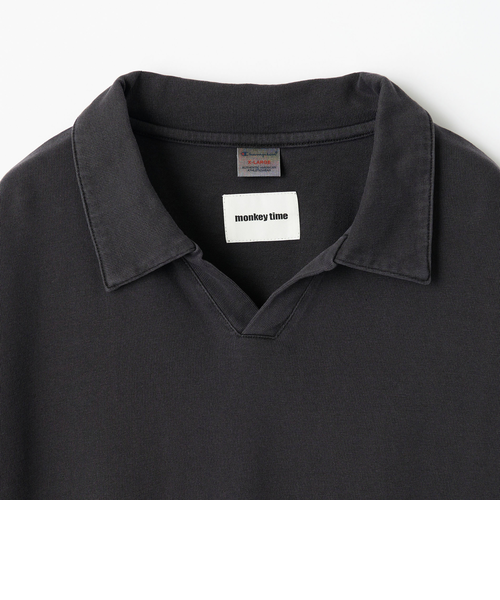 champion × monkey time ピグメント　ポロシャツ Champion ポロシャツ 「Champion × monkey time」 ピグメント
