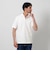 【WEB限定 WARDROBE SMART】ステイ クリーン ピケ スキッパー ポロシャツ【抗菌防臭】