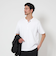 【WEB限定 WARDROBE SMART】ステイ クリーン ピケ ヘンリーネック Tシャツ【抗菌・防臭】