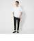 【WEB限定 WARDROBE SMART】ステイ クリーン ピケ ヘンリーネック Tシャツ【抗菌・防臭】