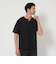 【WEB限定 WARDROBE SMART】ステイ クリーン ピケ ヘンリーネック Tシャツ【抗菌・防臭】