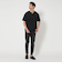 【WEB限定 WARDROBE SMART】ステイ クリーン ピケ ヘンリーネック Tシャツ【抗菌・防臭】