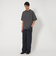 ケミカル ボーダー クルーネック Tシャツ