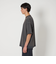 ケミカル ボーダー クルーネック Tシャツ