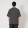 ケミカル ボーダー クルーネック Tシャツ