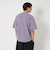 ケミカル ボーダー クルーネック Tシャツ
