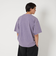 ケミカル ボーダー クルーネック Tシャツ