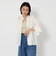 【WEB限定】コットンレーヨン シャーリングブラウスII -ウォッシャブル-