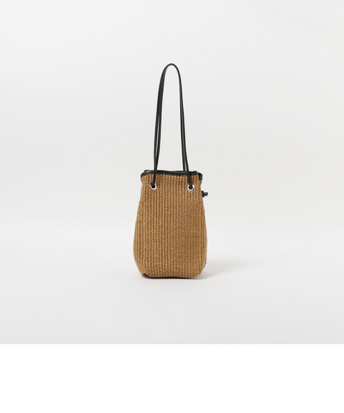 新品 BEAUTY&YOUTH LA UNIQAサマーパースハンドバッグ 巾着 LA UNIQA＞ サマー パース バッグ｜ビューティー＆ユース