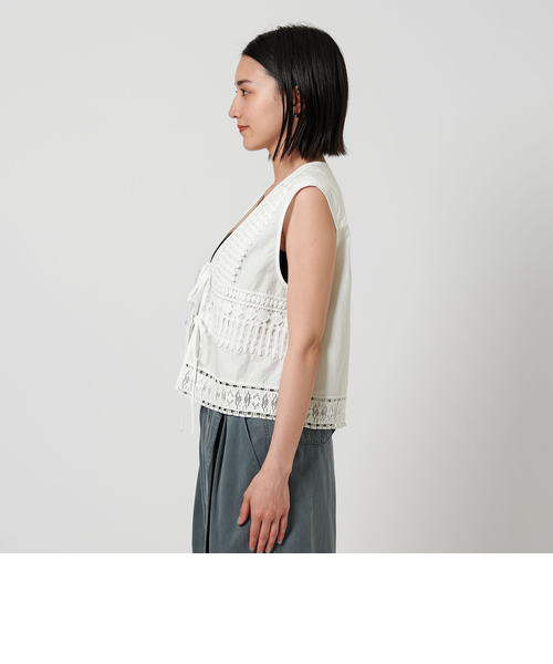 新品 BEAUTY&YOUTH【別注】ne Quittez pas レースベスト BEAUTY&YOUTH UNITED ARROWS｜【別注】<ne Quittez pas>レース