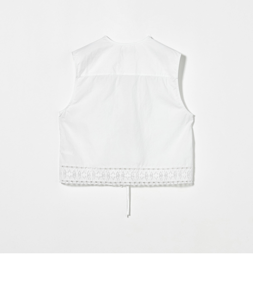 新品 BEAUTY&YOUTH【別注】ne Quittez pas レースベスト セール】【別注】＜ne Quittez pas＞レース ベスト（ベスト