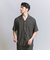 【WEB限定 WARDROBE SMART】 Reflax オープンカラー シャツ