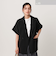 【WEB限定 Wardrobe DAILY MINIMAL】ハーフスリーブ ドルマンジャケット -ウォッシャブル-
