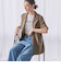 【WEB限定 Wardrobe DAILY MINIMAL】ハーフスリーブ ドルマンジャケット -ウォッシャブル-