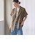 【WEB限定 Wardrobe DAILY MINIMAL】ハーフスリーブ ドルマンジャケット -ウォッシャブル-