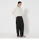 【WEB限定 Wardrobe DAILY MINIMAL】ランダムタック テーパードパンツ -ウォッシャブル-