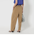 【WEB限定 Wardrobe DAILY MINIMAL】ランダムタック テーパードパンツ -ウォッシャブル-