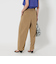 【WEB限定 Wardrobe DAILY MINIMAL】ランダムタック テーパードパンツ -ウォッシャブル-