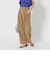 【WEB限定 Wardrobe DAILY MINIMAL】ランダムタック テーパードパンツ -ウォッシャブル-