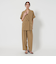 【WEB限定 Wardrobe DAILY MINIMAL】ランダムタック テーパードパンツ -ウォッシャブル-