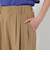 【WEB限定 Wardrobe DAILY MINIMAL】ランダムタック テーパードパンツ -ウォッシャブル-