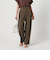 【WEB限定 Wardrobe DAILY MINIMAL】ランダムタック テーパードパンツ -ウォッシャブル-