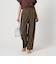 【WEB限定 Wardrobe DAILY MINIMAL】ランダムタック テーパードパンツ -ウォッシャブル-