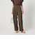 【WEB限定 Wardrobe DAILY MINIMAL】ランダムタック テーパードパンツ -ウォッシャブル-