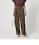 【WEB限定 Wardrobe DAILY MINIMAL】ランダムタック テーパードパンツ -ウォッシャブル-