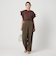 【WEB限定 Wardrobe DAILY MINIMAL】ランダムタック テーパードパンツ -ウォッシャブル-