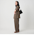 【WEB限定 Wardrobe DAILY MINIMAL】ランダムタック テーパードパンツ -ウォッシャブル-