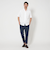 【WEB限定 WARDROBE SMART】コットン ワイドカラー スキッパーシャツ
